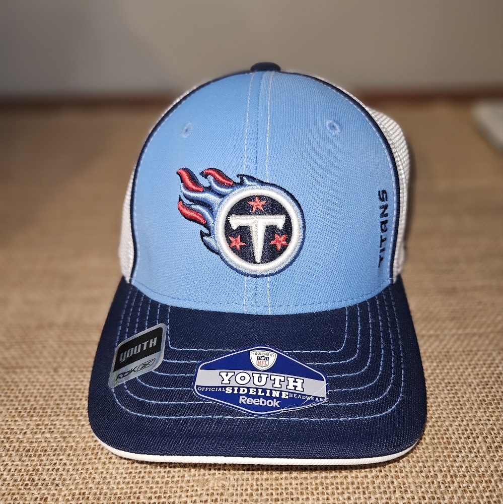 SALE 🌞 NFL Reebok Youth Sideline Headwear Tennessee Titans football cap hat